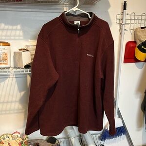 SUPER NICE! Men’s Columbia 1/4 Zip Pullover Sweater, SZ: 2XL